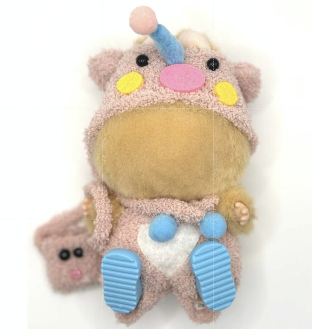 New - Fuzzy Pink Pig/Unicorn Monster Costume/Outfit - Costume Only